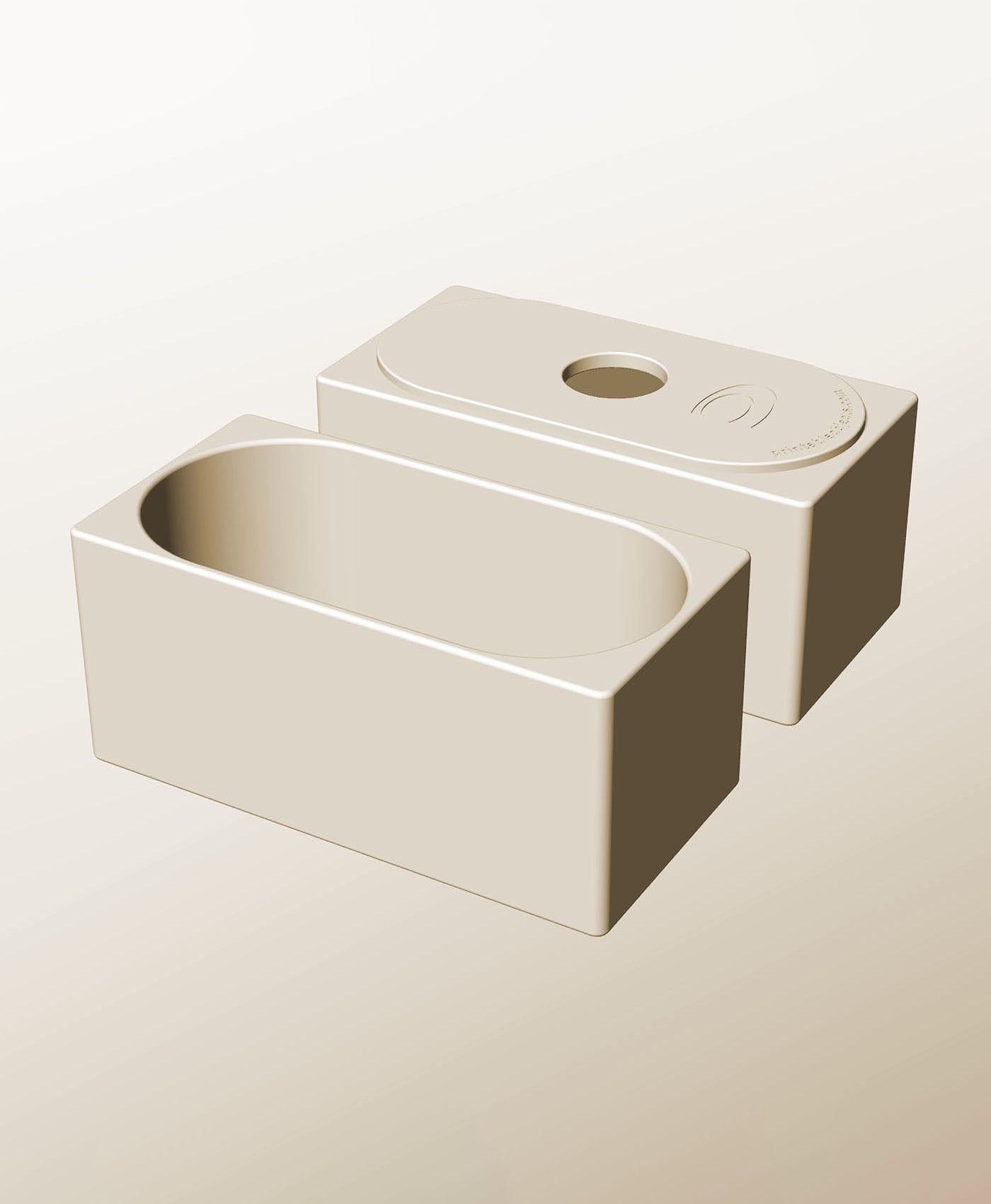 CX96-95-P Modular Stacking pierced container for home decor 3d model