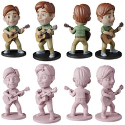 Cocomelon STL Files - JJ TomTom YoYo - Nursery Rhyme 3D Print Models 3d model