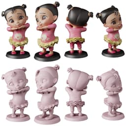 Cocomelon STL Files - JJ TomTom YoYo - Nursery Rhyme 3D Print Models 3d model