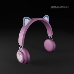 Feng Min Cosplay Headphones 3d model