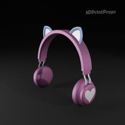 Feng Min Cosplay Headphones 3d model