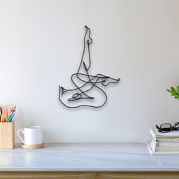 Yoga Wall Art 3d model