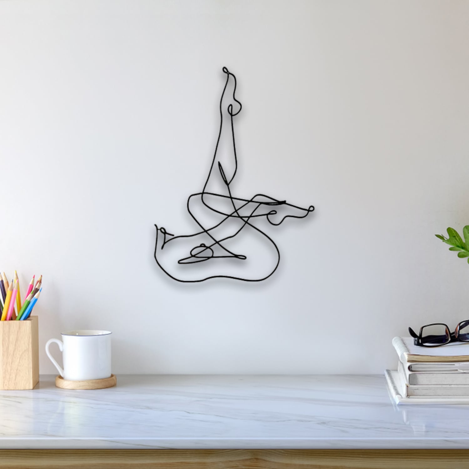 Yoga Wall Art 3d model