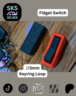 Mechanical Switch Fidget Dual Type Click Free file 3d model