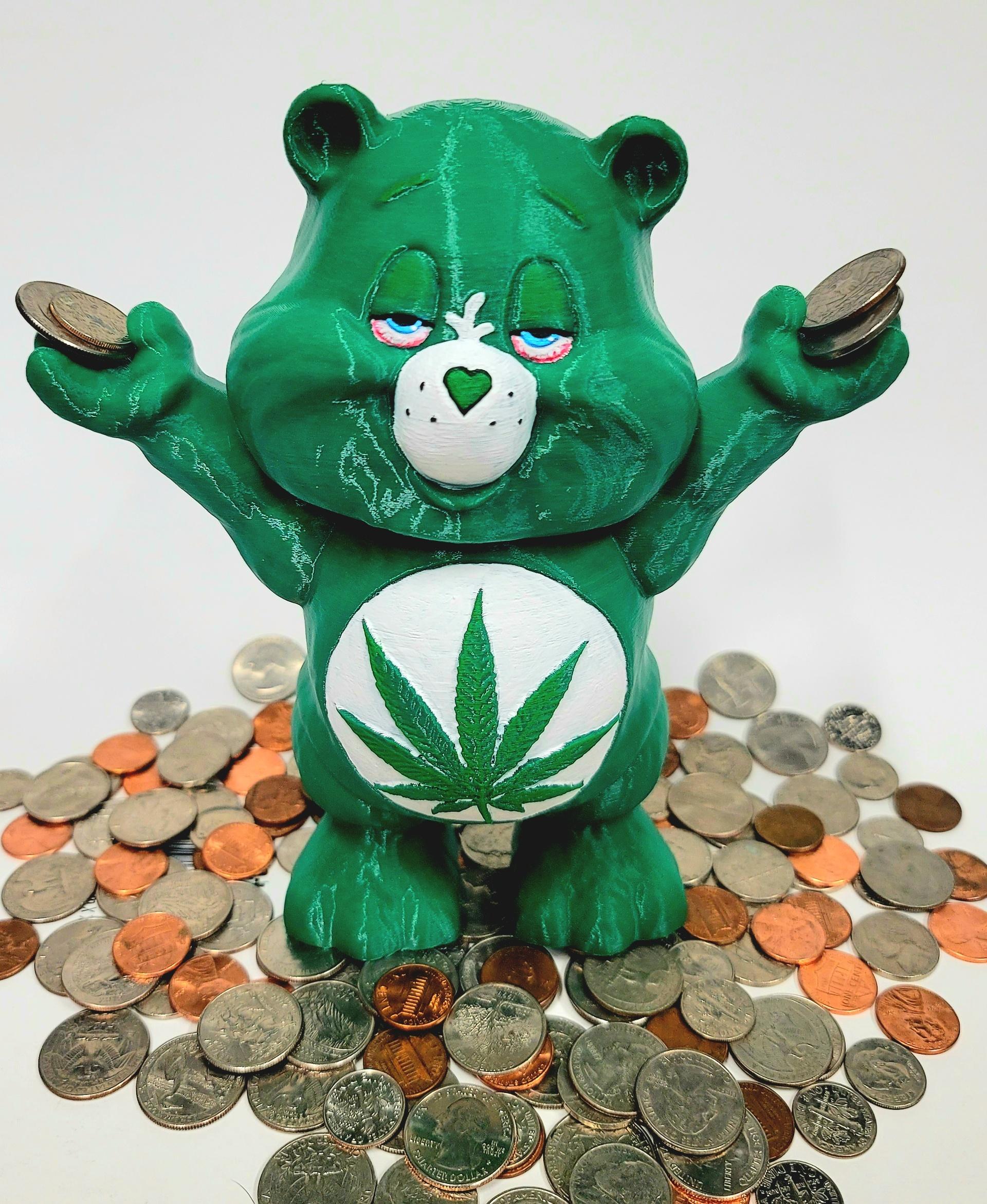 Pot Bear Coin Bank 3d model