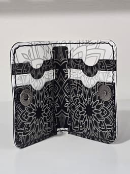 Tall TPU Bifold Wallet for sewing 3d model