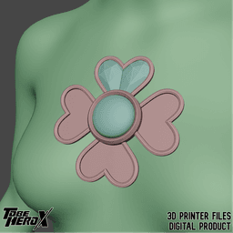 Luna Chest Piece To Be Hero X 3d model