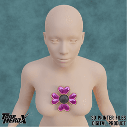 Luna Chest Piece To Be Hero X 3d model