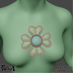 Luna Chest Piece To Be Hero X 3d model