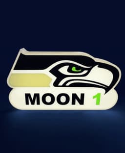 Seattle Seahawks Sign - LED Strip Compatible 3d model