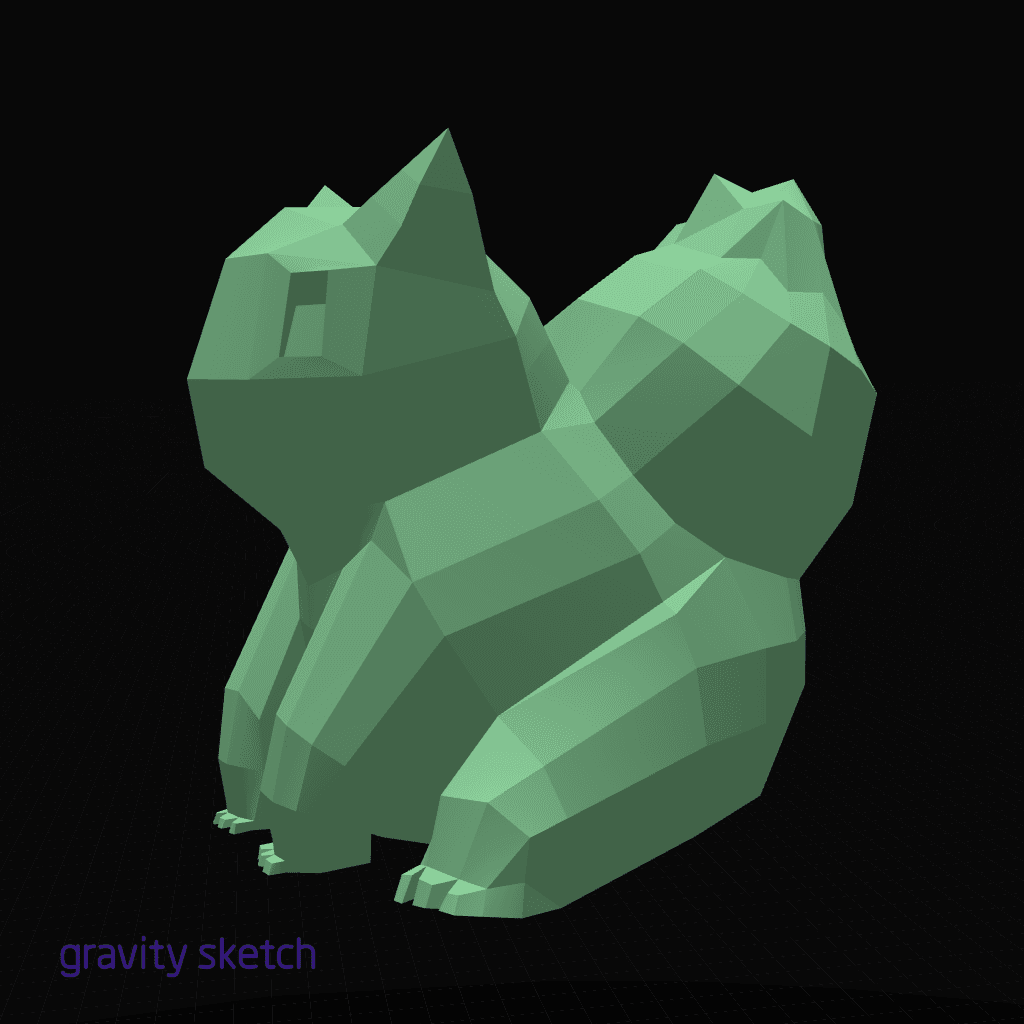 Low Poly Bulbasaur 3d model