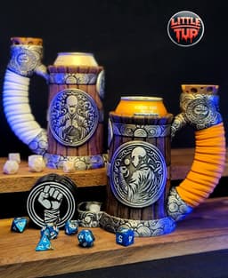 12oz Monk Can Cozy Dice Towers 3d model