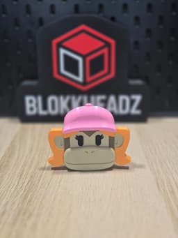 Blokkheadz Dixie Kong - Magnet, Ornament and Regular Collectible 3d model
