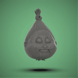 NED Head - Garbage Pail Kids 3d model