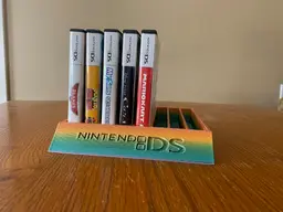 Nintendo DS Game Case Holder With Logo 3d model