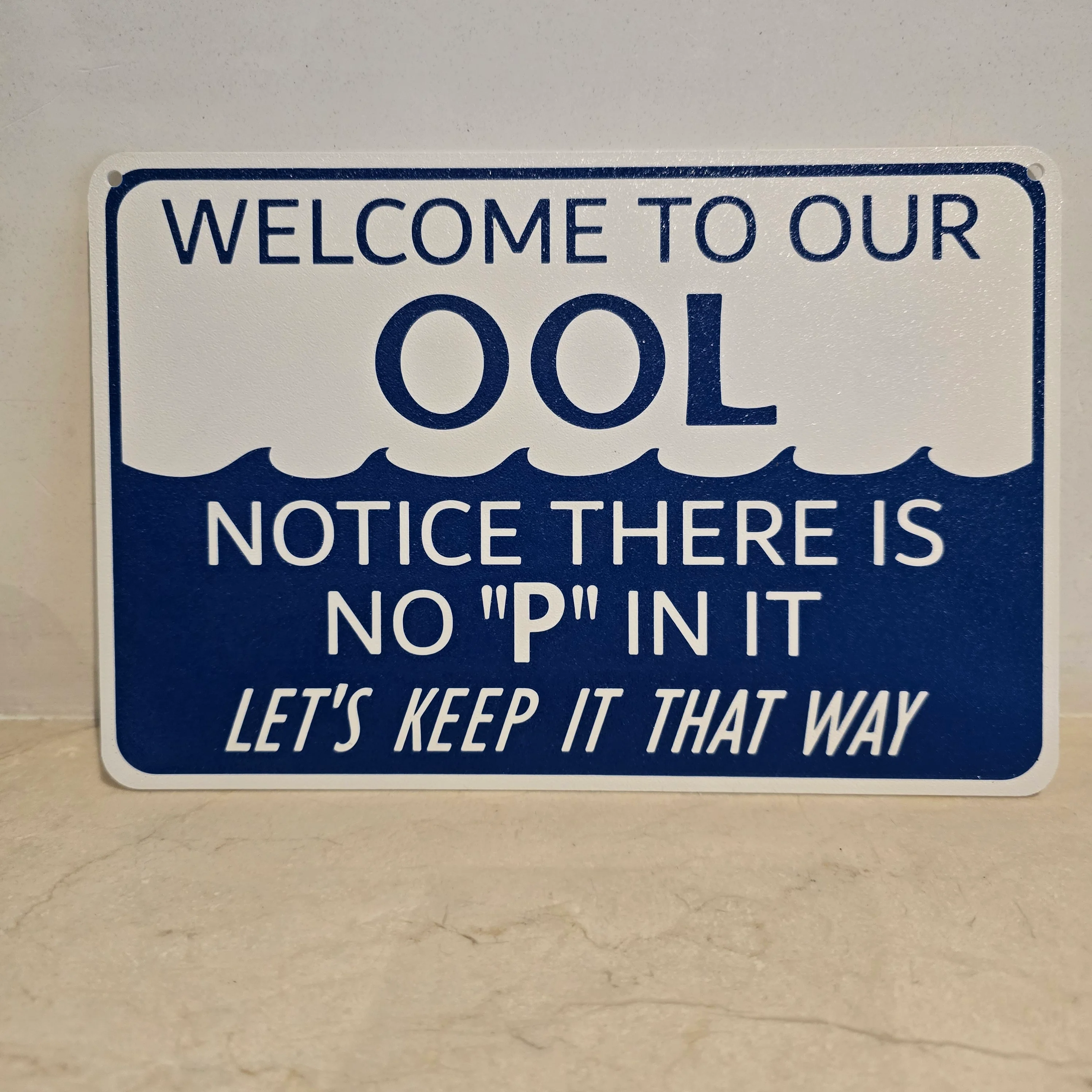 Pool sign 3d model