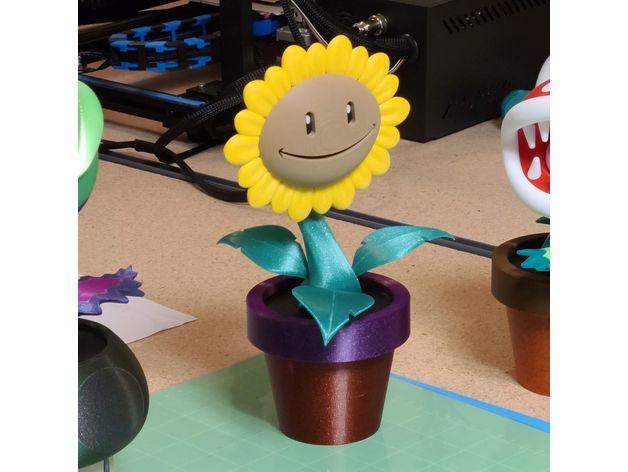Sunflower Plant V1 3d model