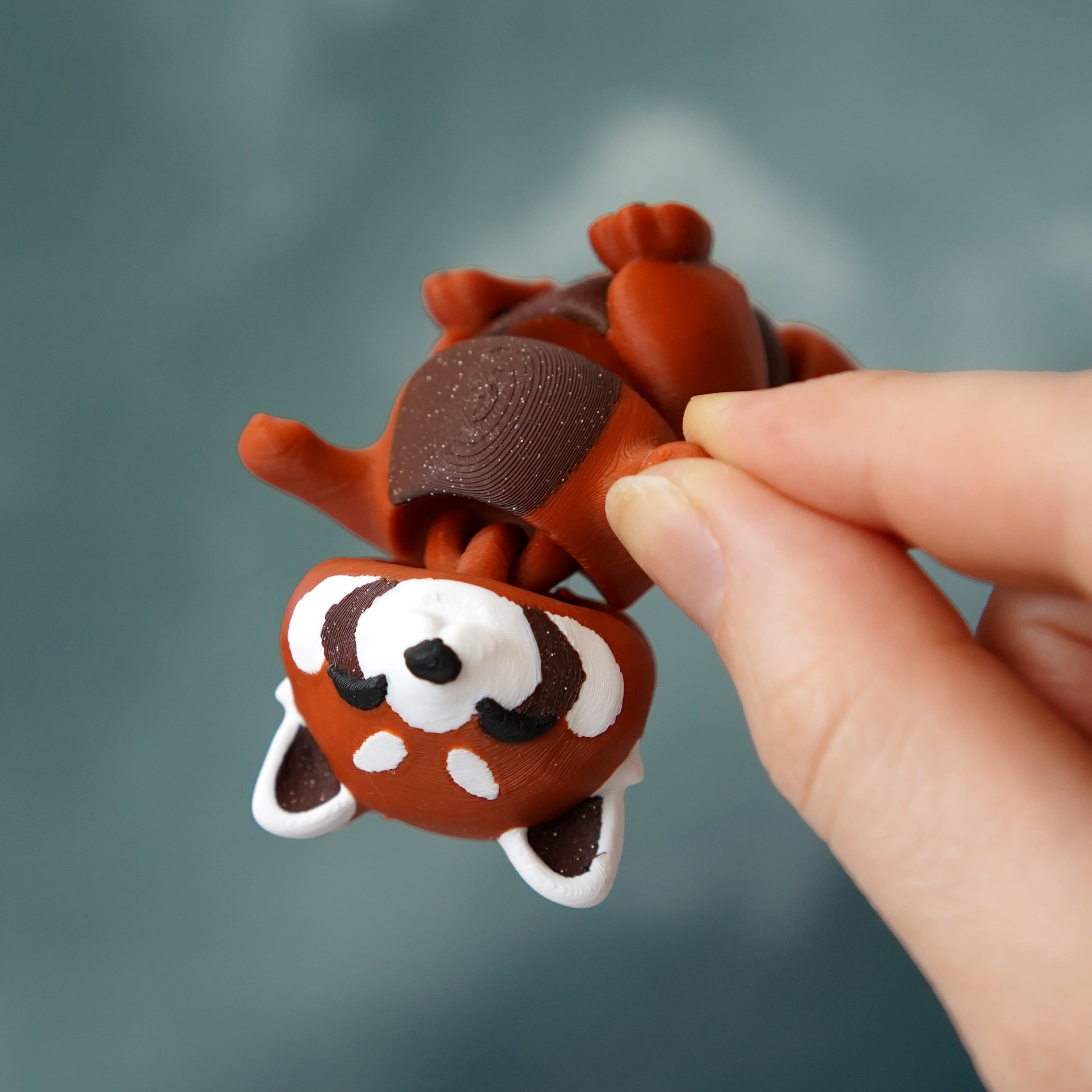 Ruby, the Red Panda - Magnetic Hand-Holding Companion 3d model