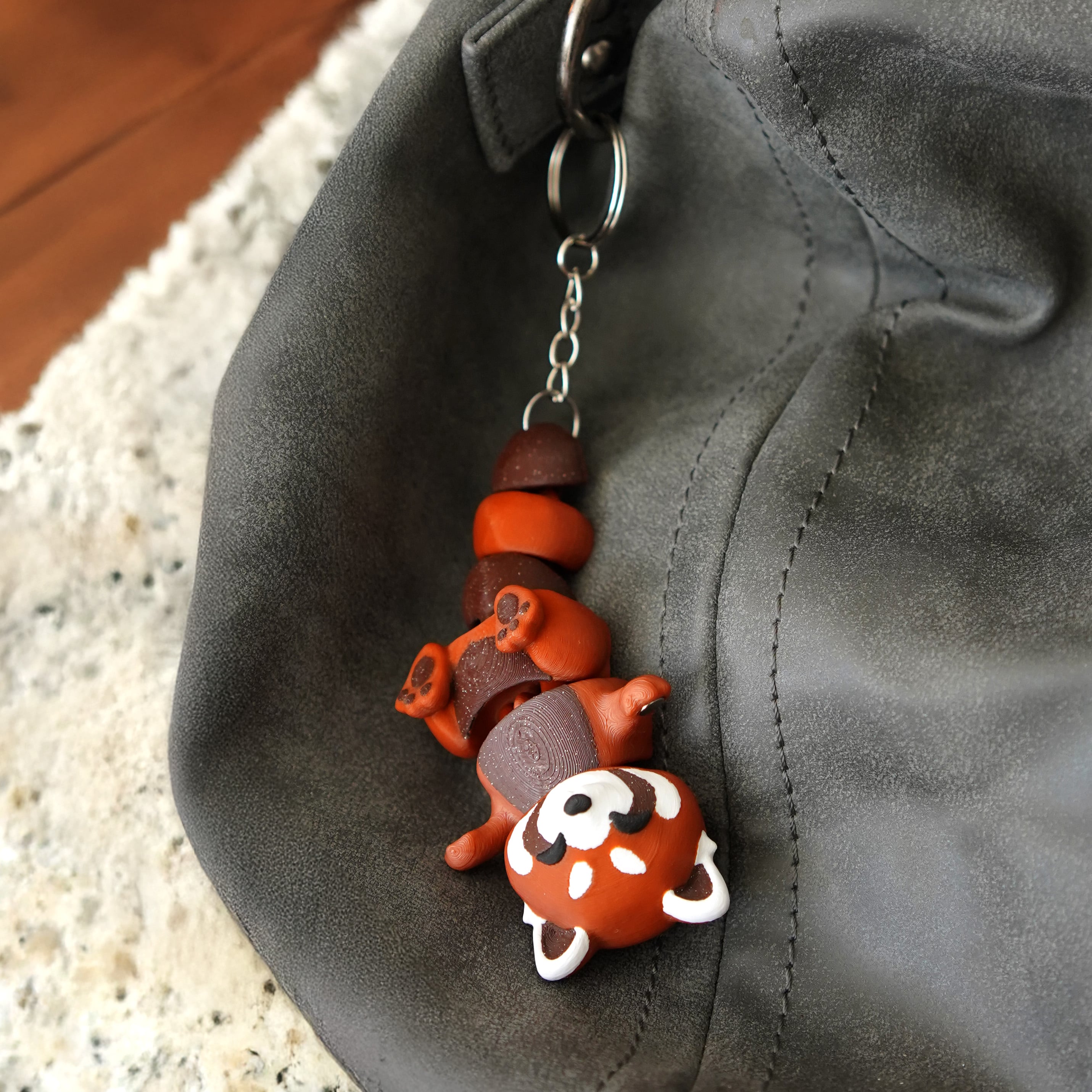 Ruby, the Red Panda - Magnetic Hand-Holding Companion 3d model