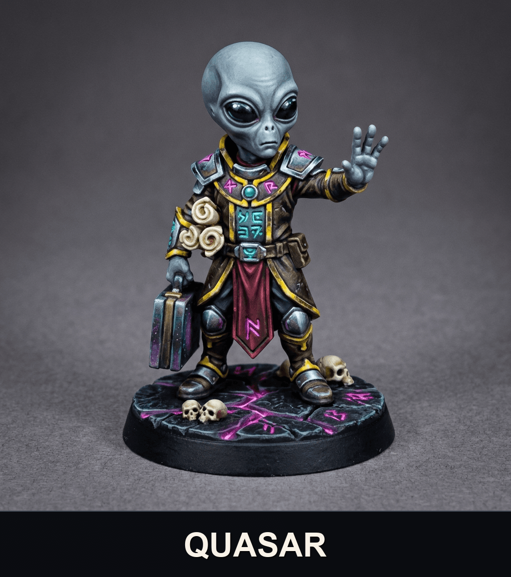 Iris and Orin - Quasar STL - DCC Reimagined as 5e-Compatible Characters 3d model