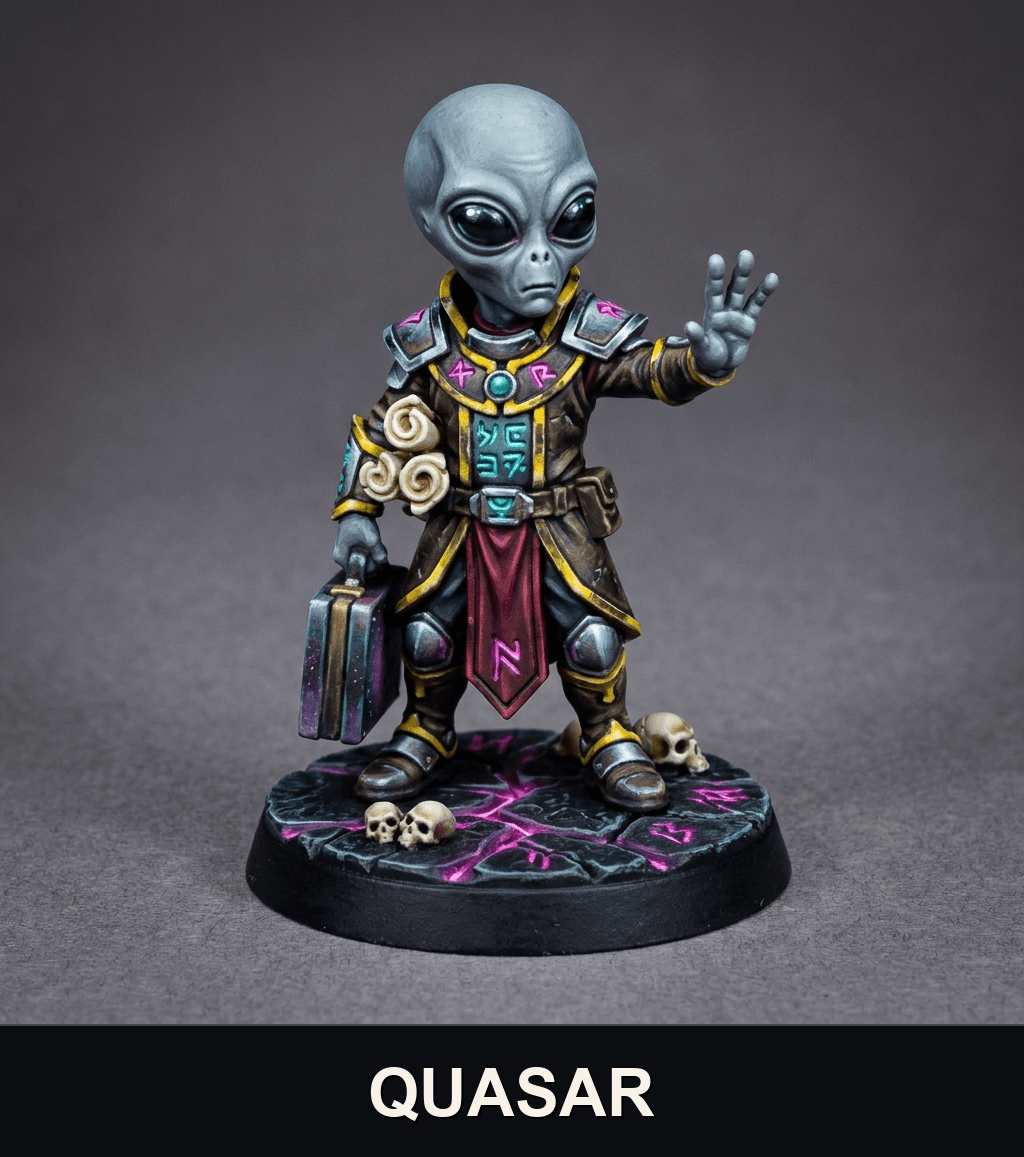 Iris and Orin - Quasar STL - DCC Reimagined as 5e-Compatible Characters 3d model