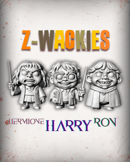 Z-WACKIES HARRY, RON AND HERMIONE 3d model