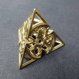 Gothic Rosette Dice Set with Decader 3d model
