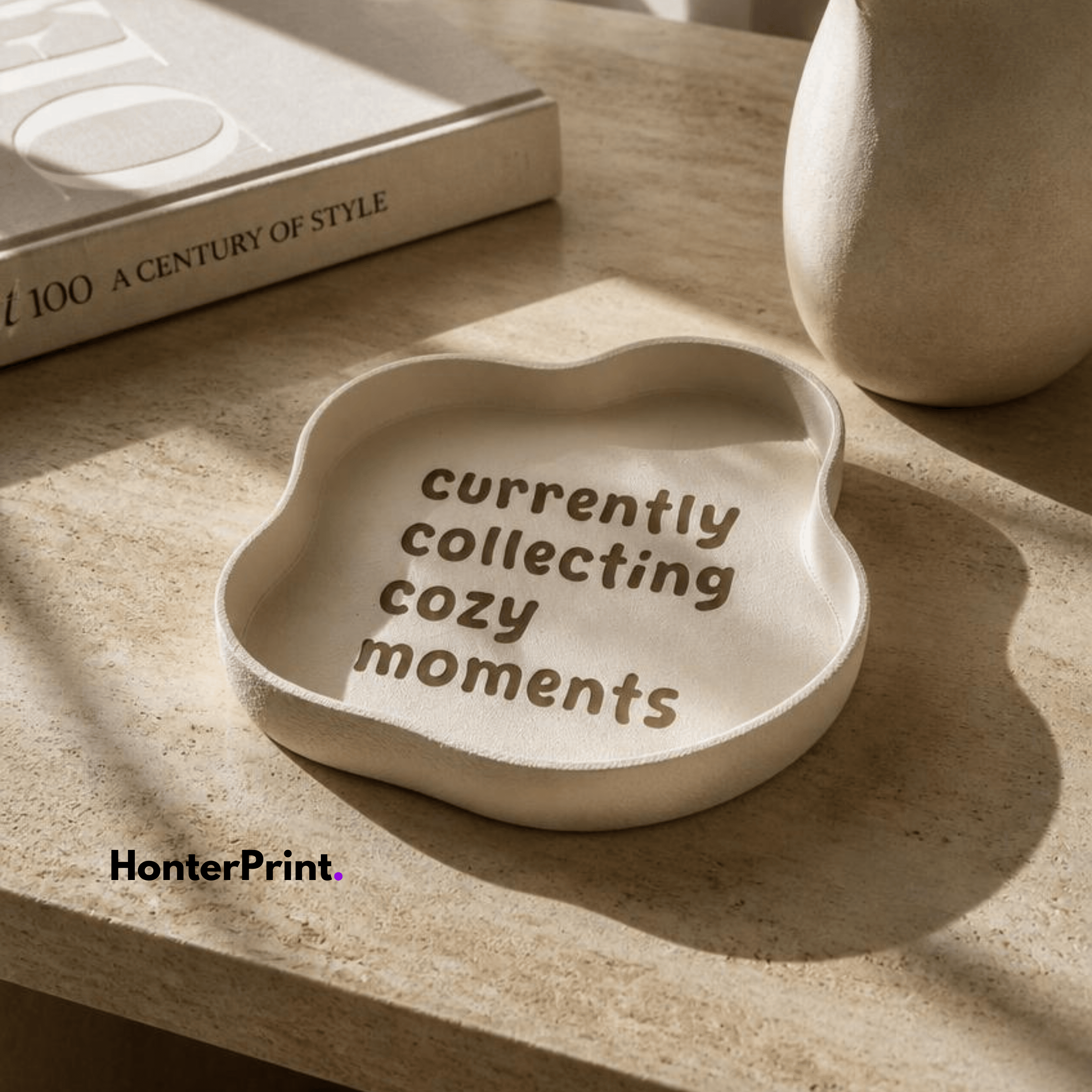 Currently Collecting Cozy Moments – Organic Catchall Tray | 3D Printable STL File 3d model