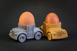 Egg Car - Print in place 3d model