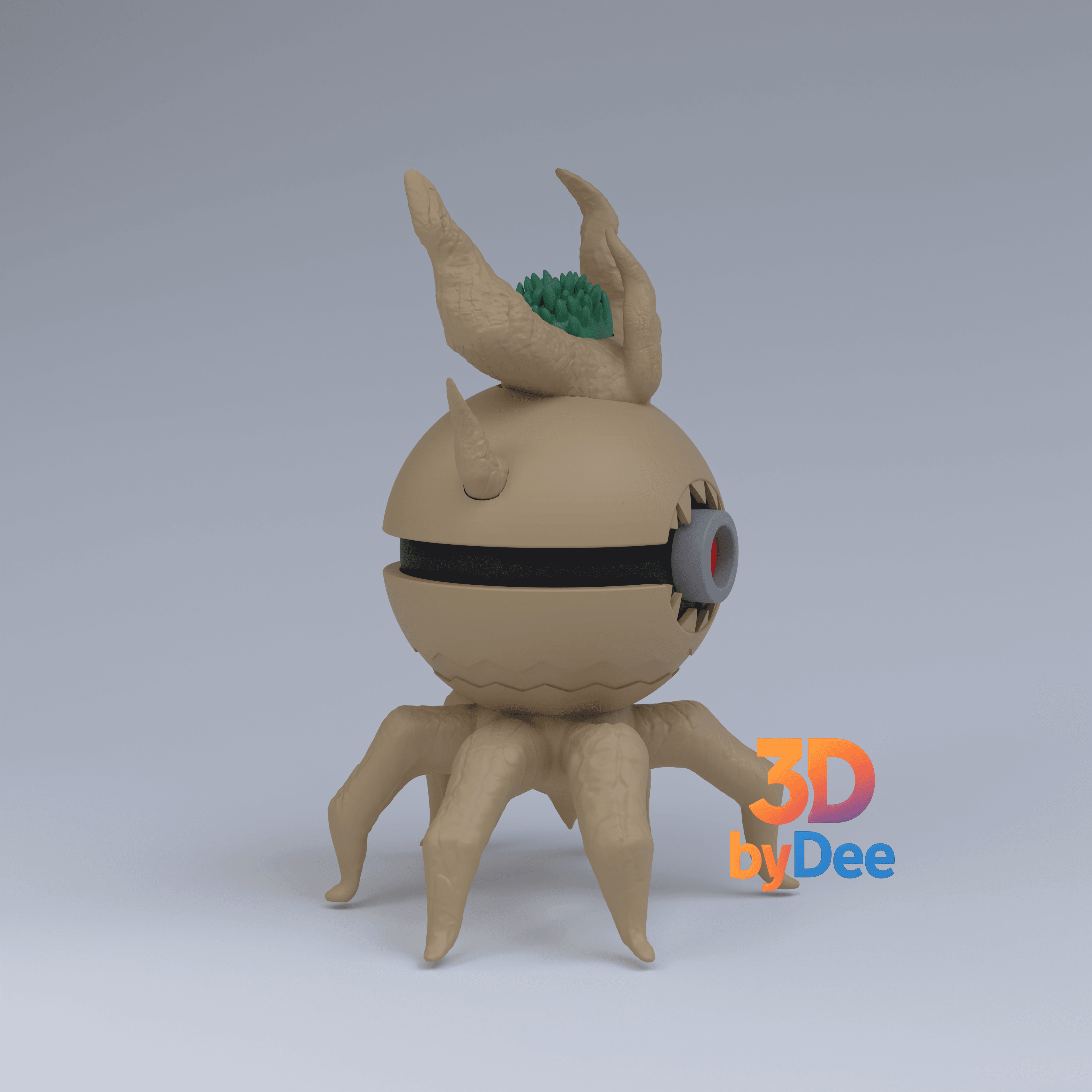 Trevenant Poke Ball 3d model