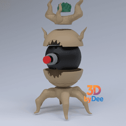 Trevenant Poke Ball 3d model