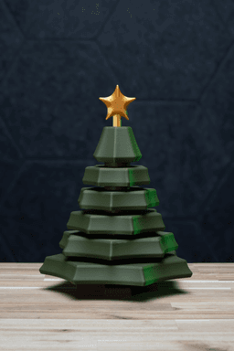Christmas Tree Kit | No Supports, No AMS, No Glue 3d model
