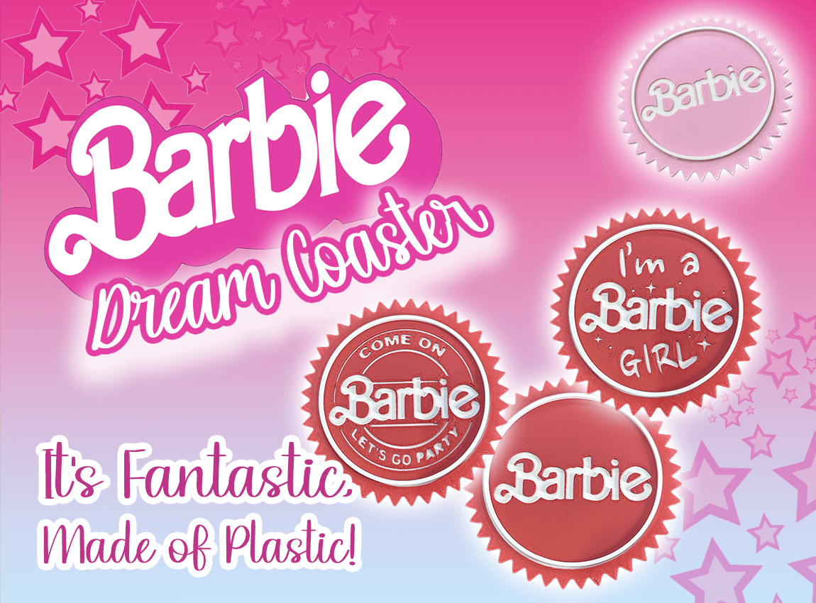Barbie Dream Coasters 3d model