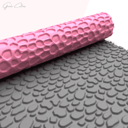 Stones Texture Roller For Polymer Clay, Natural Clay Texture Rolling Pin, Clay Tool, No: 1426 3d model