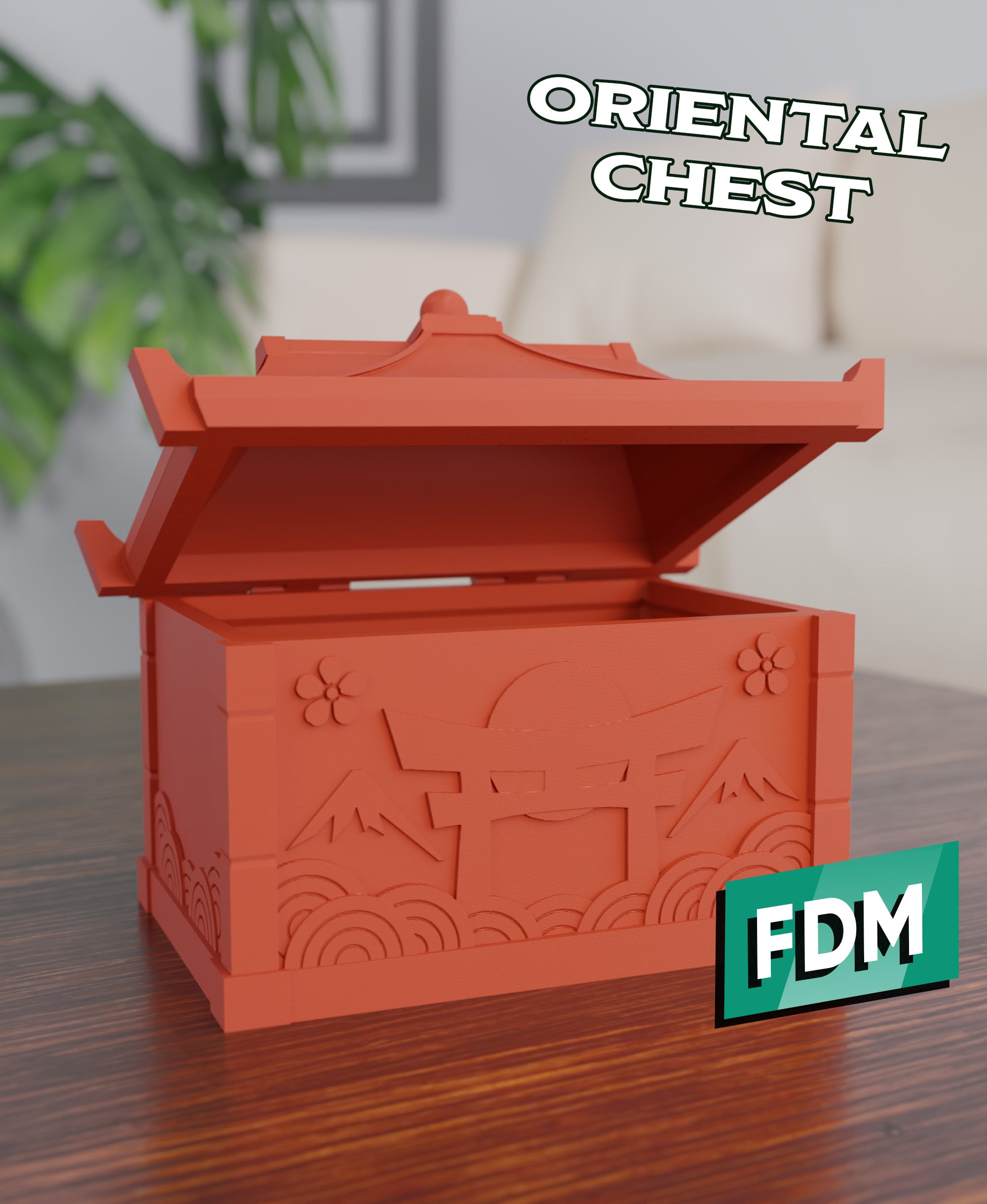 RPG - Oriental Chest 3d model