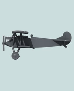 1:144 Fokker D.VIIF 3d model