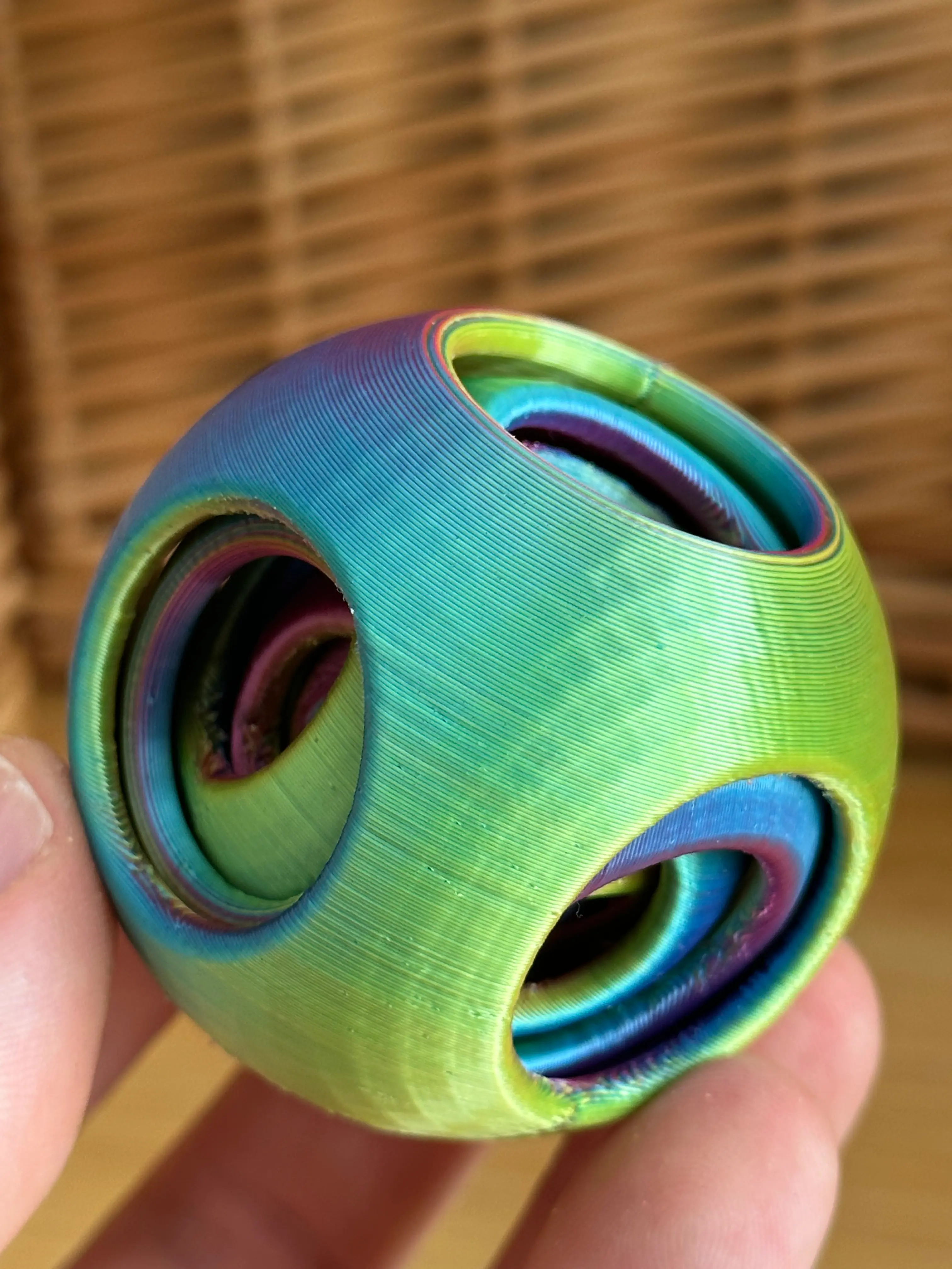 Chinese Puzzle Ball (Plain) 3d model