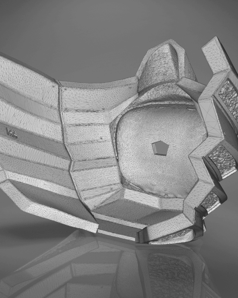 Reptile's Mask - Mortal Kombat 3d model