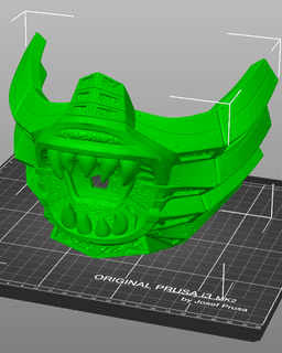 Reptile's Mask - Mortal Kombat 3d model