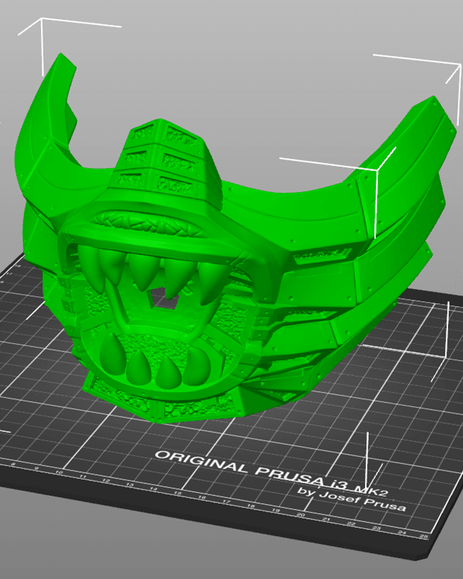 Reptile's Mask - Mortal Kombat 3d model