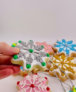 Holiday Sugar Cookie Ornament Set 3d model