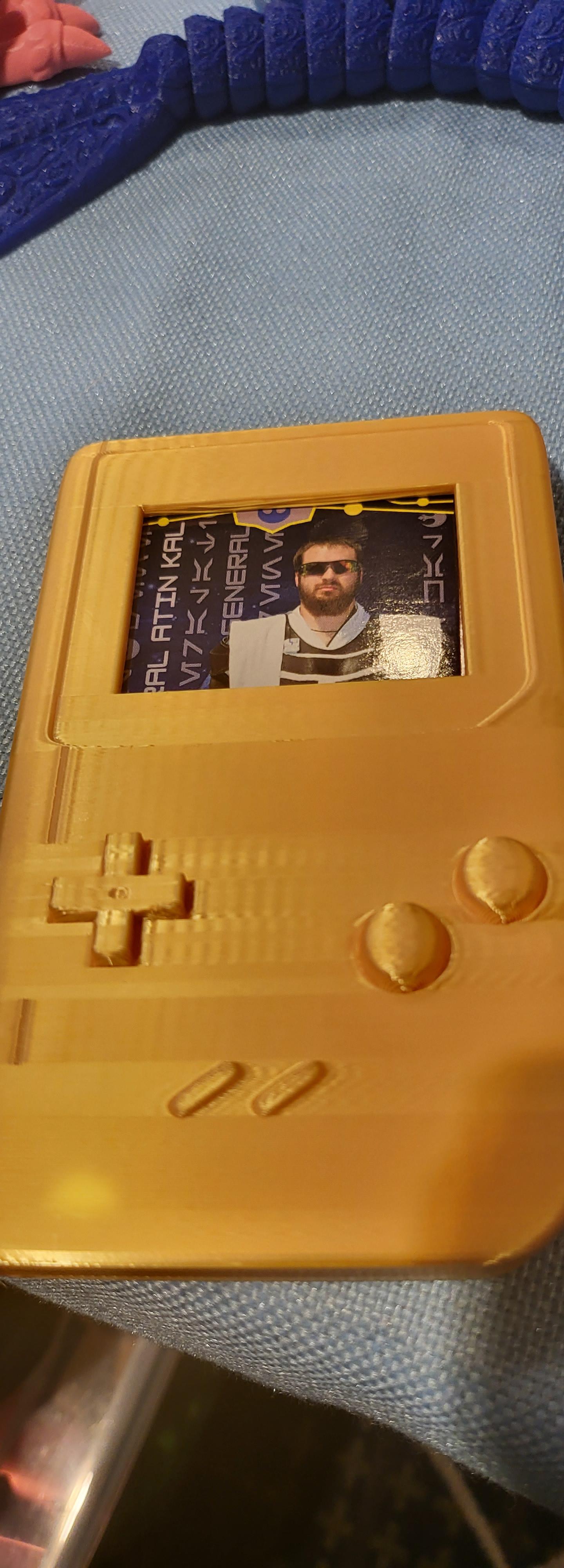 Gameboy TCG Card Display - Print In Place - No Supports 3d model