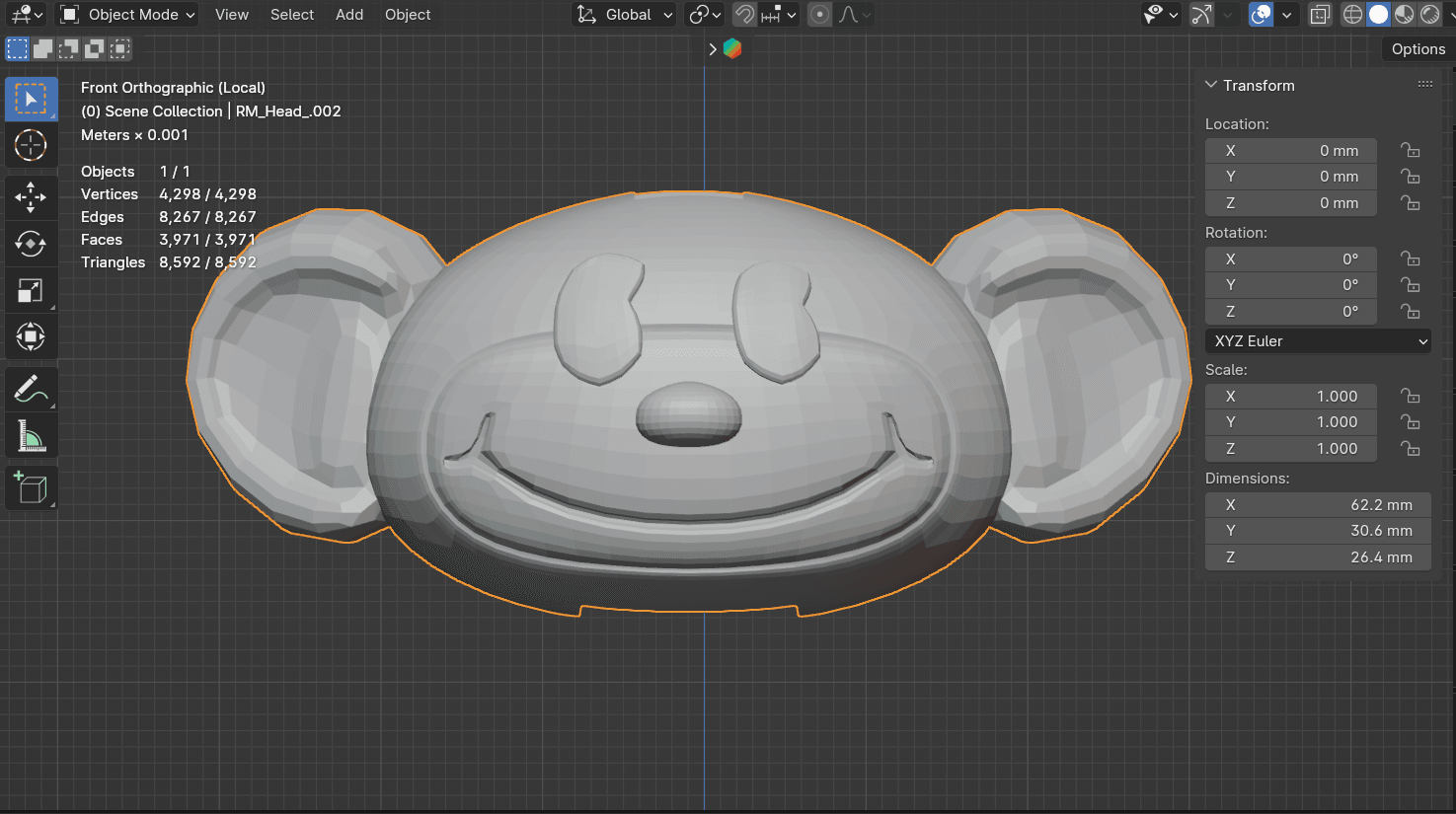 KND Rainbow Monkey 3d model