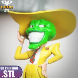 The Mask Chibi STL for 3D Printing ChibiSTL 3DXM 3d model