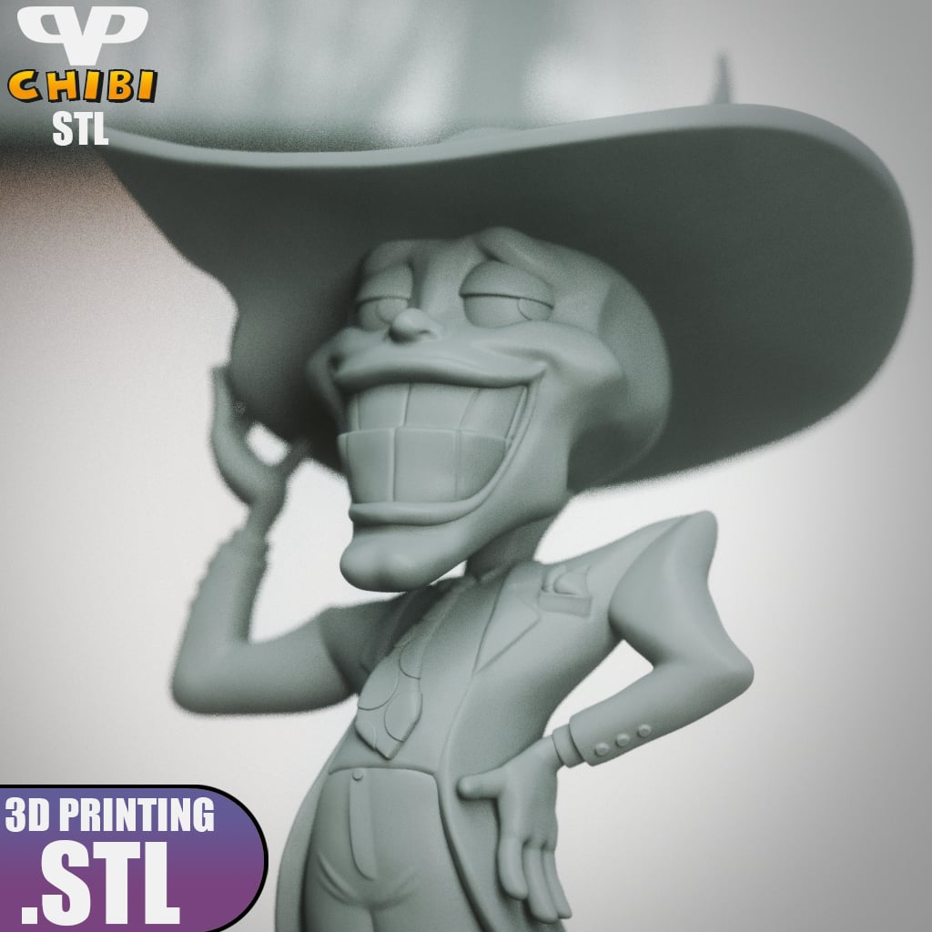 The Mask Chibi STL for 3D Printing ChibiSTL 3DXM 3d model