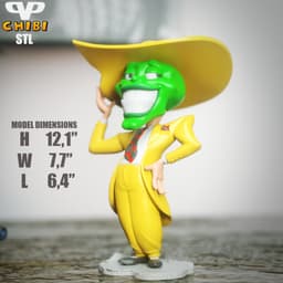 The Mask Chibi STL for 3D Printing ChibiSTL 3DXM 3d model
