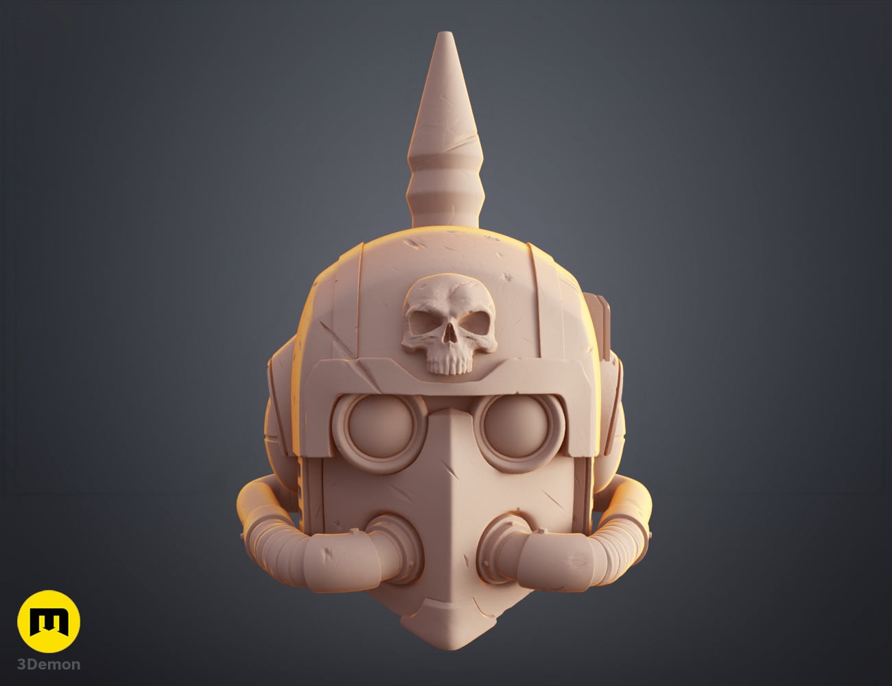 Tempestus Scions Helmet and Masks 3d model