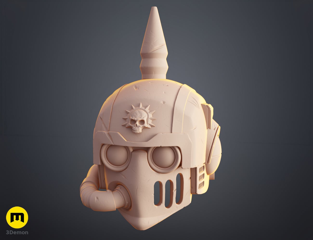 Tempestus Scions Helmet and Masks 3d model