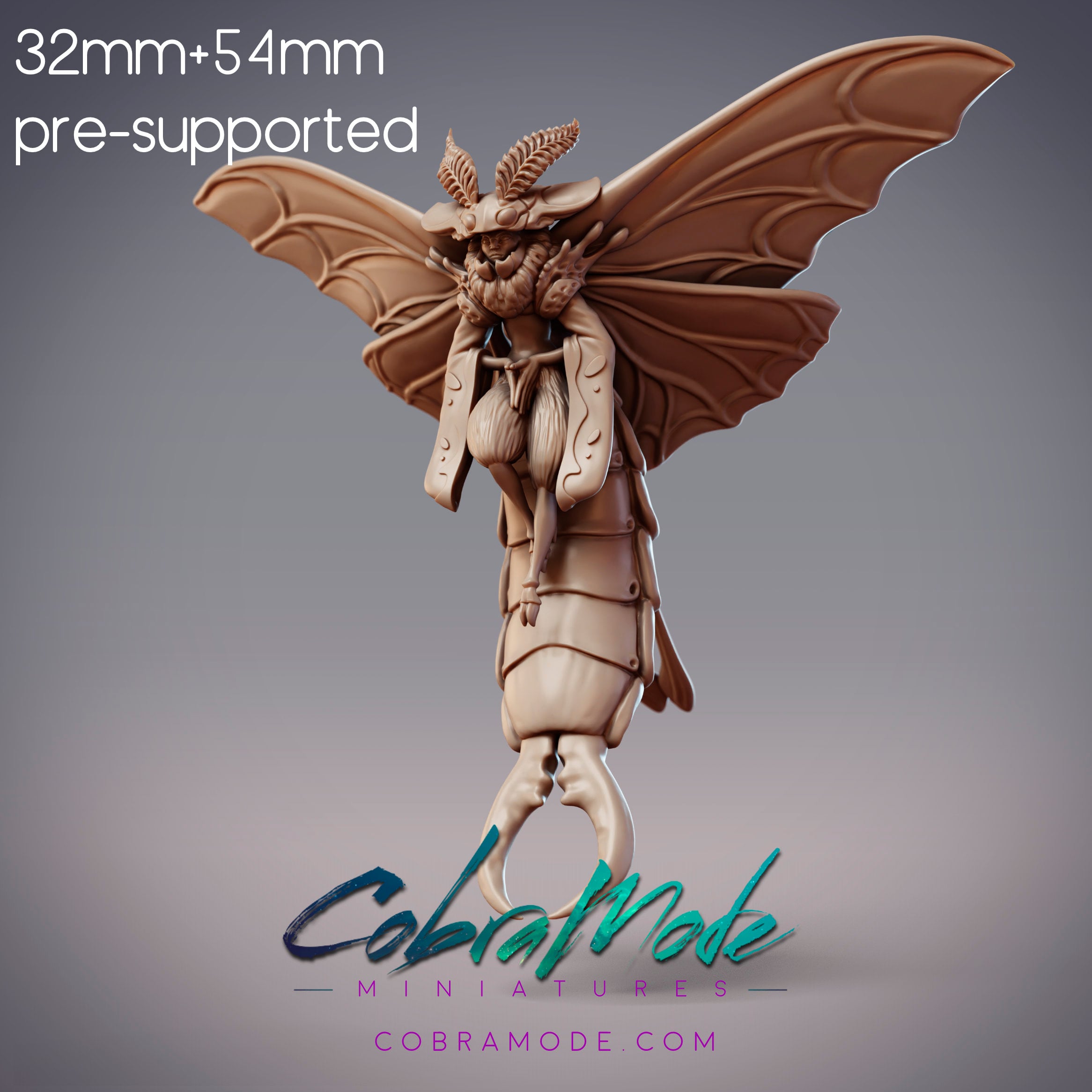 Shady Mothfolk Potion Seller - Siridia, Fidelium Shaman (Pre-supported) 3d model