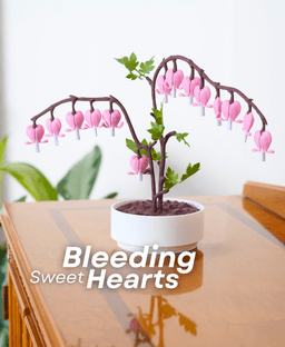 Bleeding Hearts - Functional Plant Print For Valentines Day - Jewelry Box 3d model